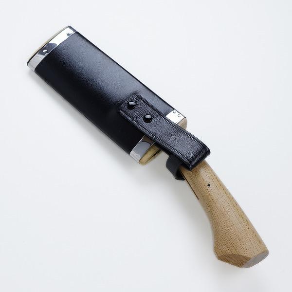 名入れ可能 東周作 高級 腰鉈 両刃150mm 白紙鋼 鞘付き 営林署