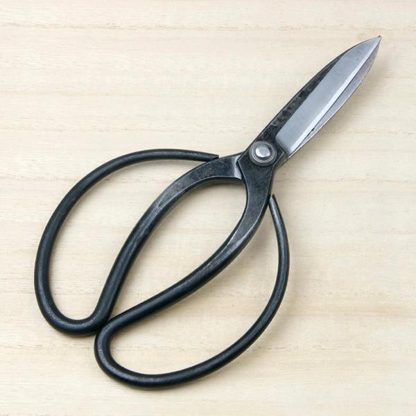 佐保 佐助型 大久保鋏 3寸5分刃 青紙鋼 総手造り鍛造品 カシメ止め