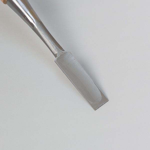 追入鑿 ハイス鋼 赤樫柄 18mm 大工道具 鑿 のみ ノミ : ほんまもん