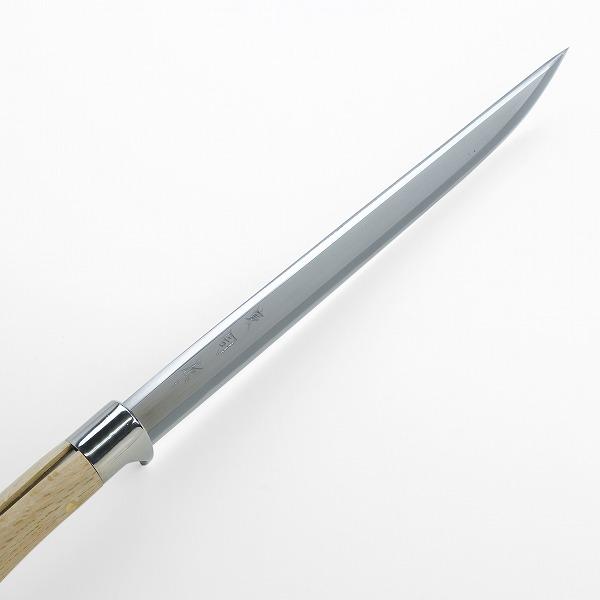 東周作 狩猟用 剣鉈 1尺 300mm 青紙鋼 磨き仕上げ 鞘付き 本職 東周作 狩猟用 剣鉈 1尺 300mm 青紙鋼 磨き仕上げ 鞘付き 本職