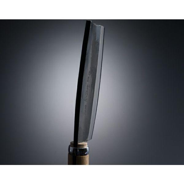 東周作 極上 枝打鉈 改良型500g 青紙鋼 鞘付き ナタ : 4580149746329  