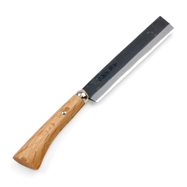 東周作 竹割鉈 両刃180mm 青紙鋼 鞘付き ナタ : ほんまもん ヤフー