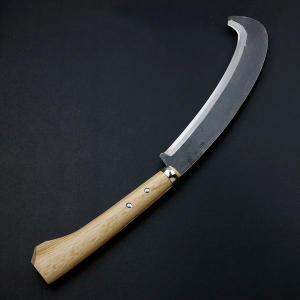 東周作 万能うなぎ鉈 210mm 青紙鋼 鞘付き ナタ : ほんまもん 東周作 万能うなぎ鉈 210mm 青紙鋼 鞘付き ナタ : ほんまもん
