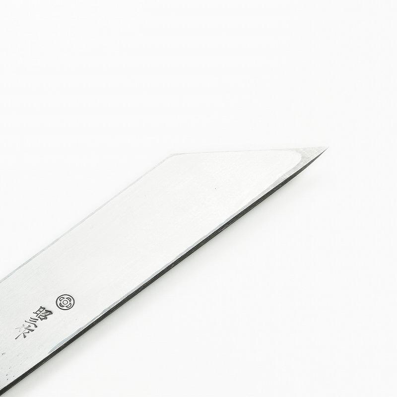 鰻裂き包丁 片刃 30mm 大阪型 青紙鋼 付け鋼 日本製 : ほんまもん