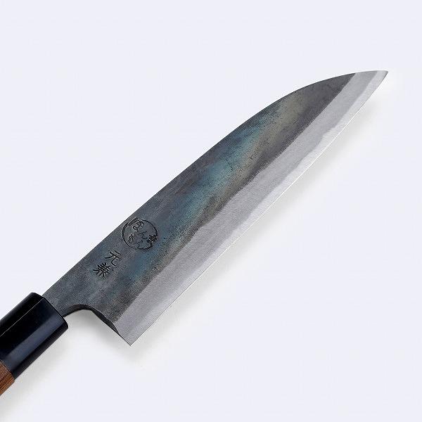 舟行包丁 土佐型 165mm 両刃 鍛造 黒打 元兼 青紙鋼 日本製 舟行包丁 土佐型 165mm 両刃 鍛造 黒打 元兼 青紙鋼 日本製