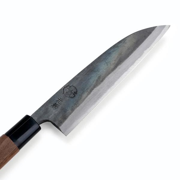 舟行包丁 土佐型 165mm 両刃 鍛造 黒打 元兼 青紙鋼 : ほんまもん