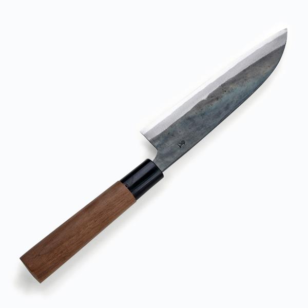 舟行包丁 土佐型 165mm 両刃 鍛造 黒打 元兼 青紙鋼 : ほんまもん