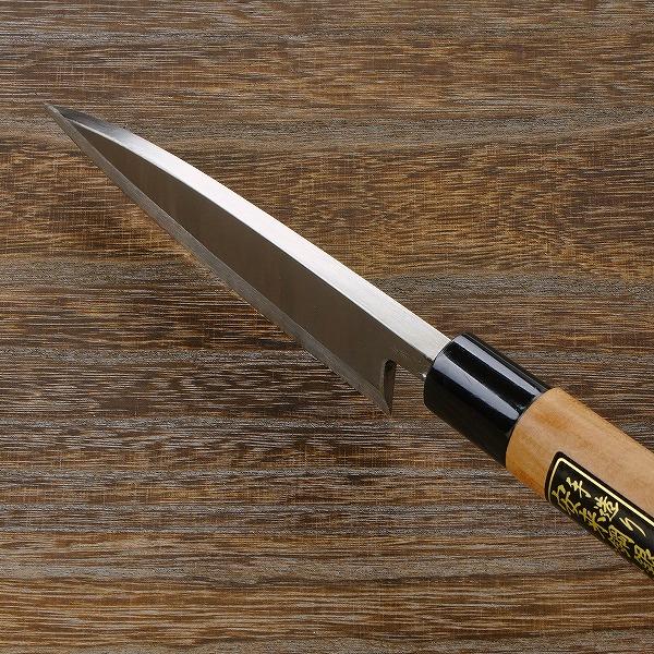 名入れ無料 出刃包丁 片刃 135mm 銀三ステンレス 桜柄 左利き用 一般