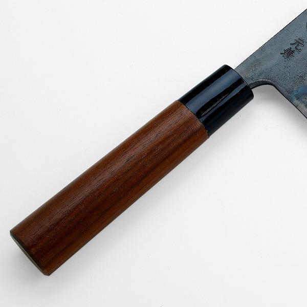 元兼 菜切り包丁 両刃 165mm 青紙スーパー 割込 黒打ち仕上げ 元兼 菜切り包丁 両刃 165mm 青紙スーパー 割込 黒打ち仕上げ