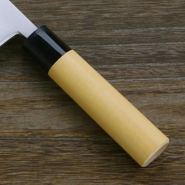 名入れ無料 出刃包丁 片刃 180mm 白紙2号 鋼付 左利き用 日本製