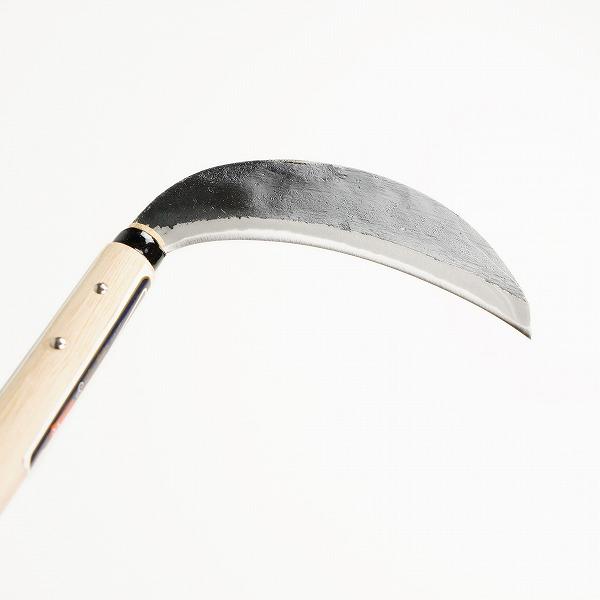 雄鹿 両刃 薄鎌 150mm 青紙鋼 極上品 土佐打ち刃物 : ほんまもん