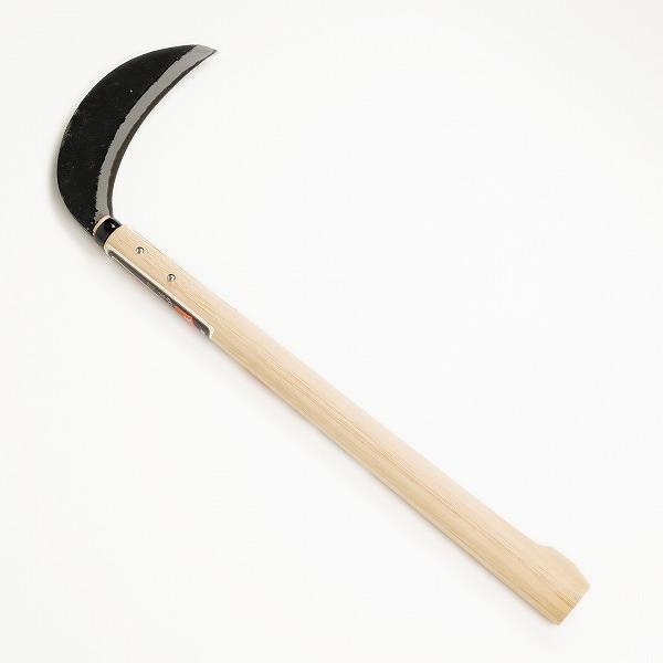 雄鹿 両刃 薄鎌 150mm 青紙鋼 極上品 土佐打ち刃物 草刈り 鎌