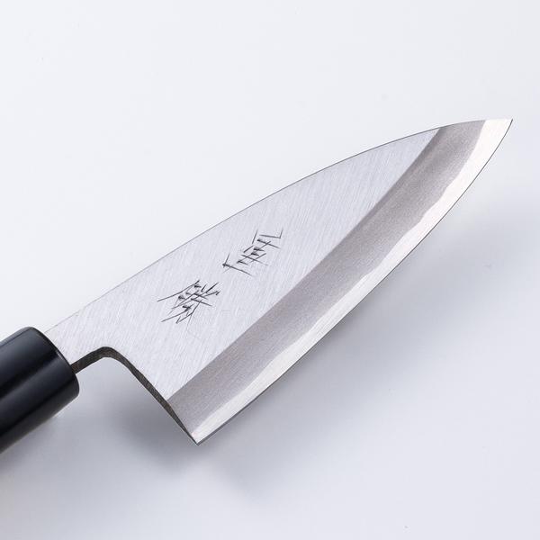 堺重勝 小出刃包丁 片刃 105mm 白二 鋼付き : ほんまもん ヤフー