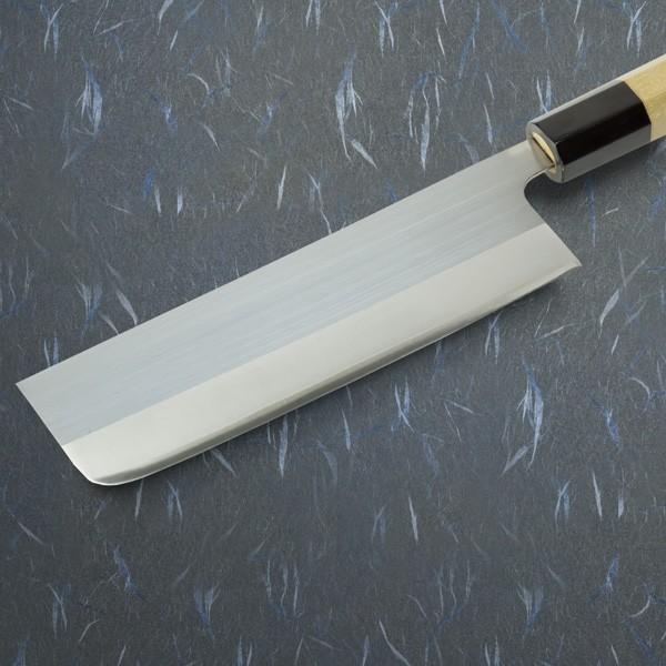 名入れ無料 菜切り包丁 両刃 165mm 粉末ハイスR2 割込み 名入れ無料 菜切り包丁 両刃 165mm 粉末ハイスR2 割込み
