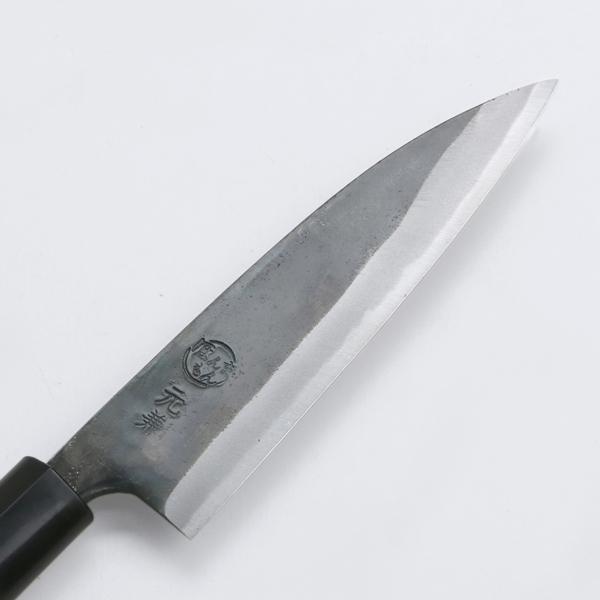 元兼 サバキ包丁 135mm 両刃 青紙1号 黒打仕上げ 極上品 日本製