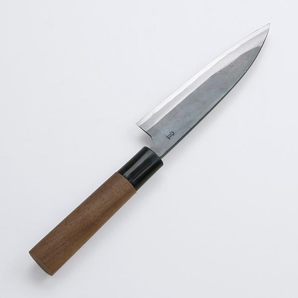 元兼 サバキ包丁 135mm 両刃 青紙1号 黒打仕上げ 極上品 日本製
