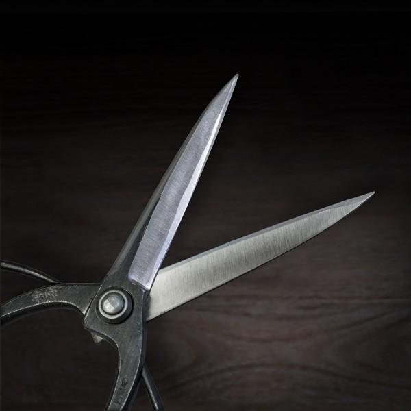 佐保 伊吹刈鋏 4寸刃 青紙鋼 カシメ止め 総手造り鍛造品 : ほんまもん