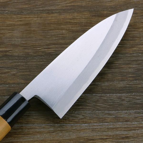 名入れ無料 出刃包丁 鋼付 片刃 135mm 青紙2号 桜柄 日本製