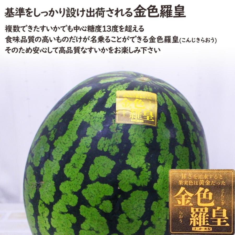 大特価】数量限定 山形県産 金色羅皇 or 羅皇ザ・スウィート 西瓜