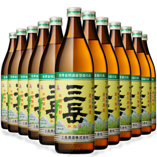 三岳 【12本セット】 芋 焼酎 (みたけ) 25度 900ml × 12本セット