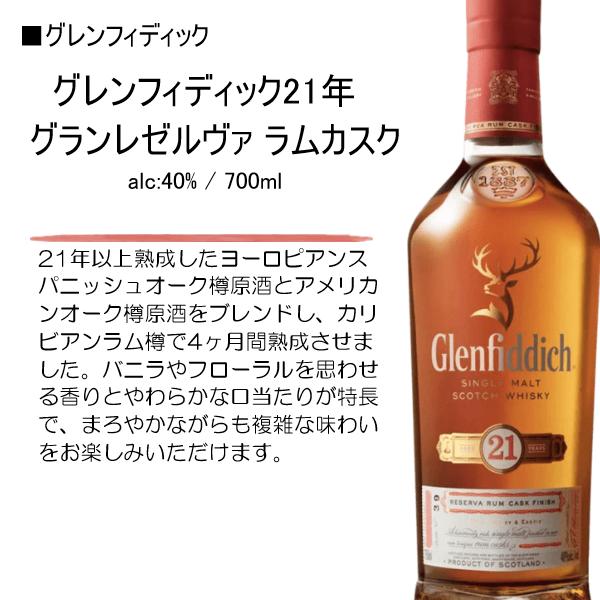 グレンフィディック ウイスキー 21年 グランレゼルヴァ グレンフィディック ウイスキー 21年 グランレゼルヴァ
