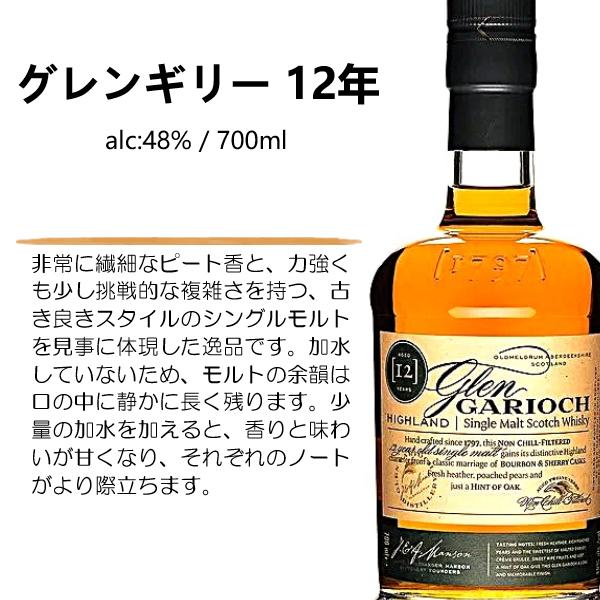 グレンギリー 12年 2008 / バー フィッシュボーン 10周年記念ボトル ウイスキー グレンギリー 12年 48% 700ml / 並行 直輸入【箱入】 : 酒