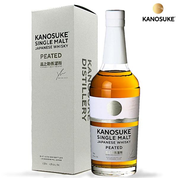 小正醸造 ウイスキー 嘉之助 シングルモルト PEATED 48% 700ml / 嘉之