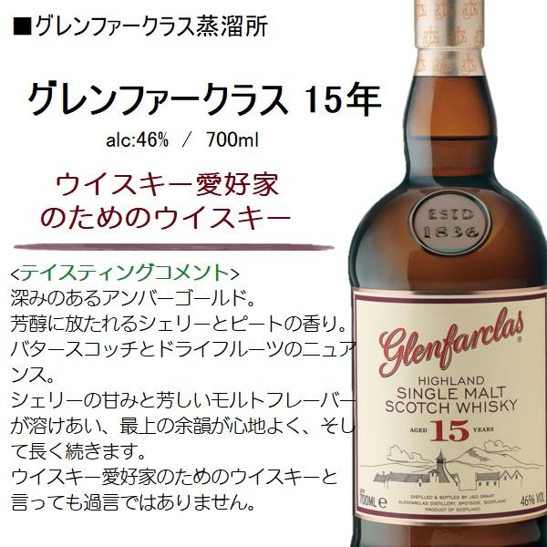 グレンファークラス 15年 700ml 46度 スコッチウイスキー 筒箱入り グレンファークラス ウイスキー 15年 46% 700ml / 正規 グレンファー