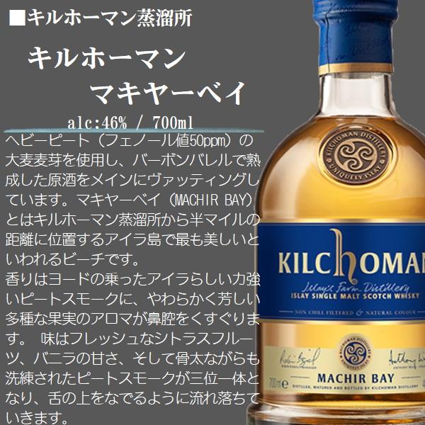 ウイスキー キルホーマン マキヤーベイ [Kilchoman Machir Bay] 46％ 700ml / 正規 キルホーマン蒸溜所 【箱入】｜honmaruya｜03