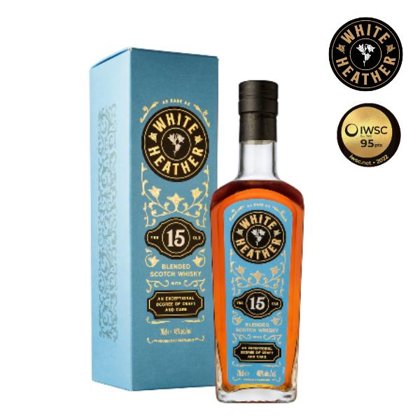 ブレンデッド ウイスキー ホワイトヘザー 15年 46% 700ml / 【箱入
