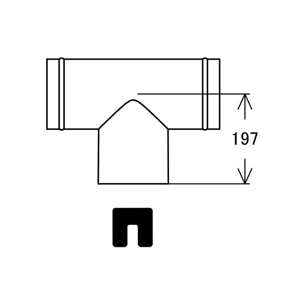 【シングル】 黒耐熱 ステンレス Ｔ笠 &phi;150mm