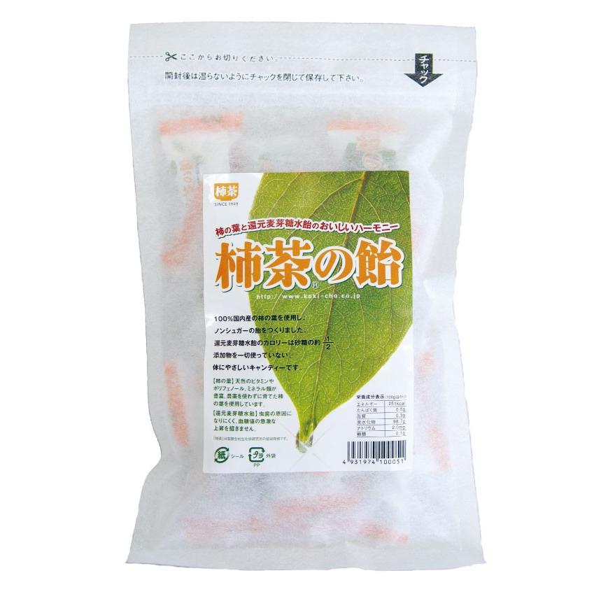 柿茶の飴 (80g×1袋)｜honnmamonn