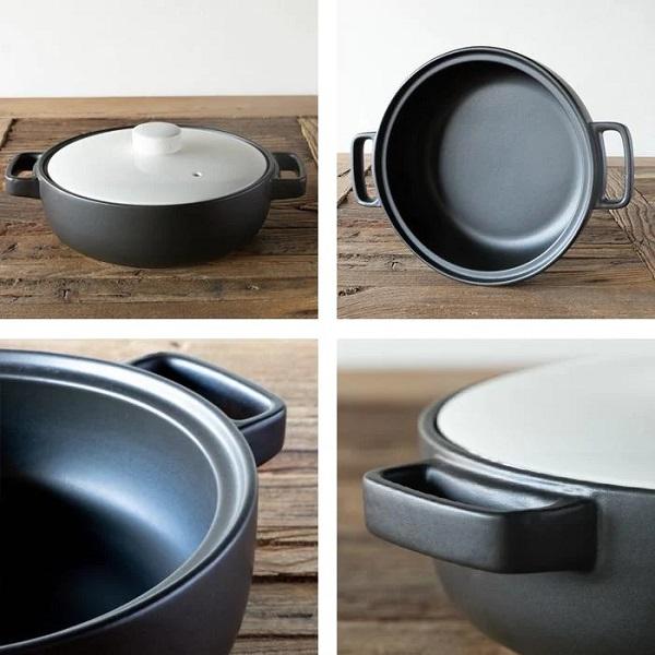 土鍋 TOTE（トート）直火土鍋 M 耐熱 陶器 オーブン 電子レンジ 食洗機 ハロゲンヒーターの画像