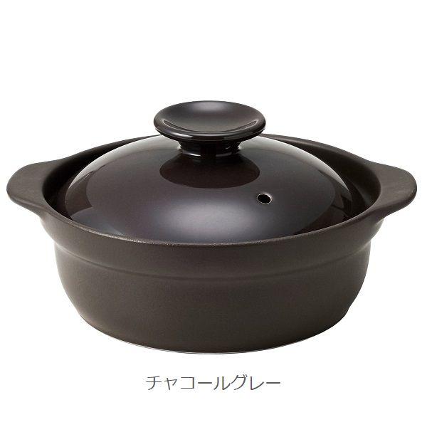 土鍋 SUPER LIGHT CLAYPOT（超軽量土鍋）6.5号 卓上 陶器 オーブン 電子レンジ ハロゲンヒーター 鍋料理 IH調理器 ガスレンジ 軽量 IH対応の画像