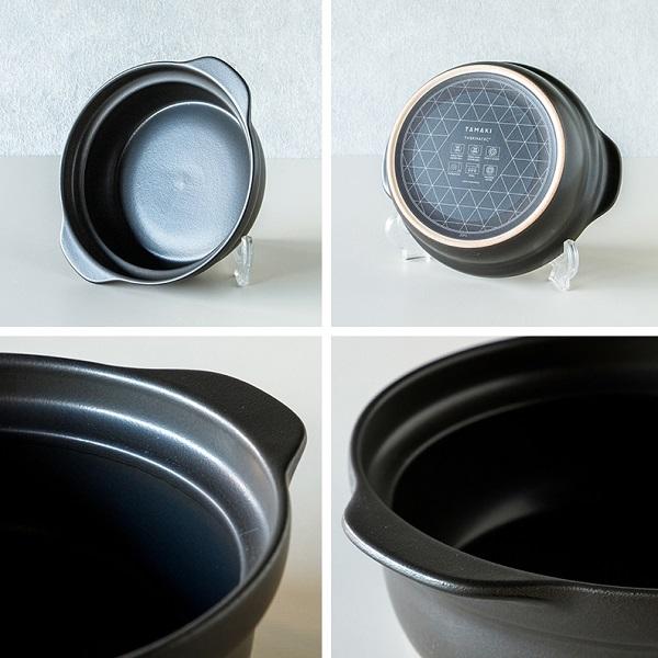 土鍋 SUPER LIGHT CLAYPOT（超軽量土鍋）6.5号 卓上 陶器 オーブン 電子レンジ ハロゲンヒーター 鍋料理 IH調理器 ガスレンジ 軽量 IH対応の画像