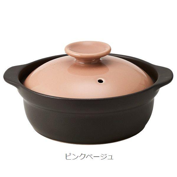 土鍋 SUPER LIGHT CLAYPOT（超軽量土鍋）6.5号 卓上 陶器 オーブン 電子レンジ ハロゲンヒーター 鍋料理 IH調理器 ガスレンジ 軽量 IH対応の画像