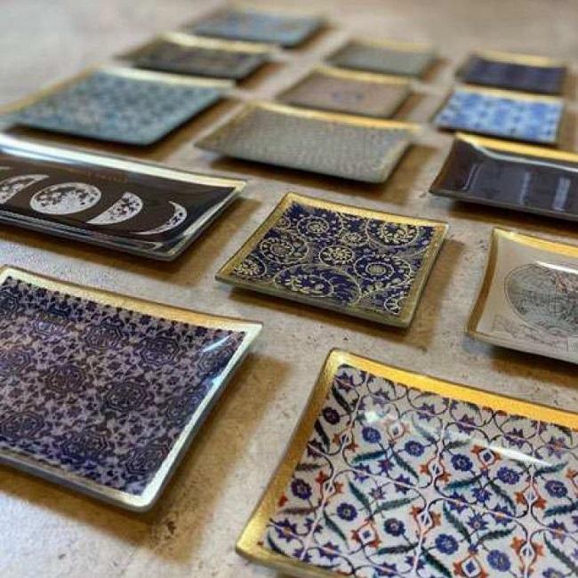 トレイ Arti（アーチ）Glass Tray rectangle S トレー アンティーク