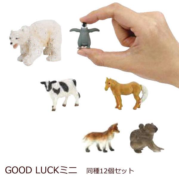 動物フィギュア　Safari（サファリ）Good Luck Minis グッドラックミニ 12個入り　レプリカ 人形 アニマル ジオラマ ジャングル ミニチュア 模型 コレクション｜hono-y