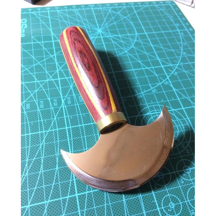 ヘッドナイフ レザークラフト 包丁 革裁ち 革漉き 裁断 ラウンドナイフ ハイス鋼 A6 A6 S168 Honobonoショッピング 通販 Yahoo ショッピング