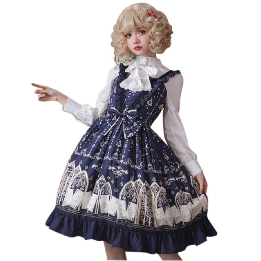 ゴスロリ アリス コスプレ 衣装 ハロウィン ゴシック ロリータ服 ゴスロリ アリス コスプレ 衣装 ハロウィン ゴシック ロリータ服