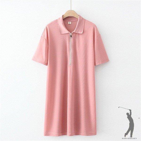 正規通販 レディースウエア 新作 ポロワンピース 着こなし ゴルフ テニス レジャータイム 体重60 105kg対応 ゴルフウェア ポロワンピース レディース 無地 ゆったり 大きいサイズ スポーツチュニック ゴルフワンピース ロングポロシャツ 夏コーデ Www Threeriversofs Com