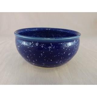 A-31 群青天目 抹茶茶碗  文部大臣奨励賞受賞作家 荒川明作 木箱付きの画像