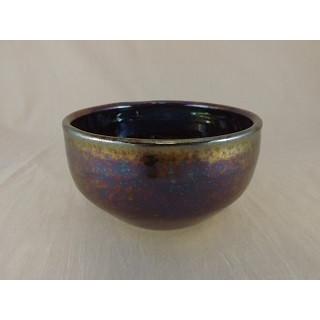 A-32 オーロラ天目 抹茶茶碗  文部大臣奨励賞受賞作家 荒川明作 木箱付きの画像