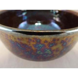 A-32 オーロラ天目 抹茶茶碗  文部大臣奨励賞受賞作家 荒川明作 木箱付きの画像