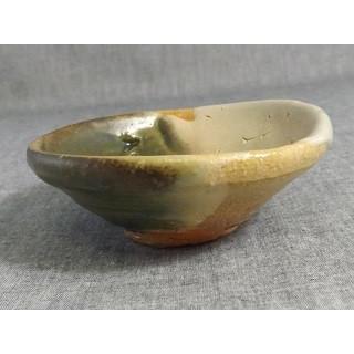 A-5 鳴海織部 ぐいのみ おちょこ  文部大臣奨励賞受賞作家　荒川明作 木箱付き_2
