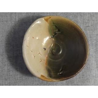 A-5 鳴海織部 ぐいのみ おちょこ  文部大臣奨励賞受賞作家　荒川明作 木箱付き_3