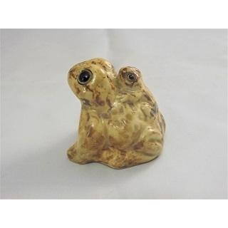so-21 信楽焼き カエルの親子置物 蛙の置物 ミニ : 焼物ざんまい