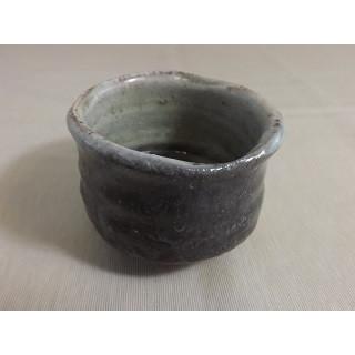 ☆美品☆ 希少 焼〆苔肌 伊賀焼窯元 忠央窯 秋野宏和作 水盆 忠央窯と