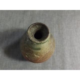 伊賀焼　徳利　美品 伊賀耳付徳利（共箱付A） 作家「新歓嗣」