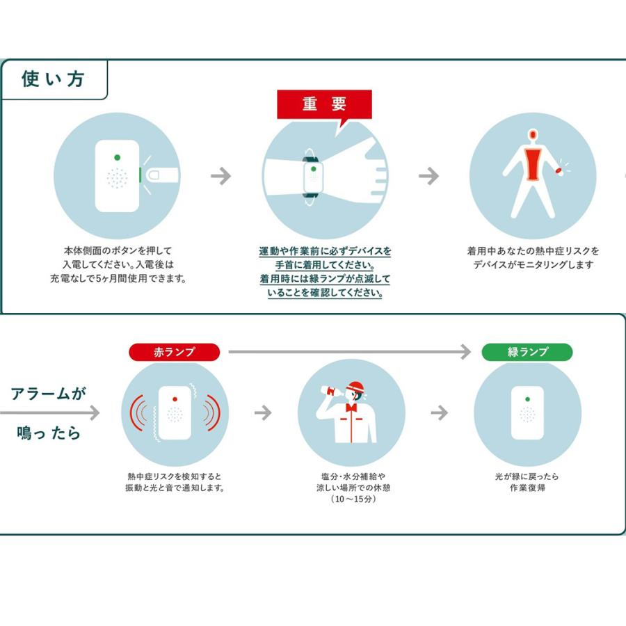 熱中対策ウォッチ カナリア Plus メール便 代引き不可 爆買 : 本舗